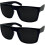2 Pack Xl Polarized Men's Big Wide Frame Sunglasses - Large Head Fit 1