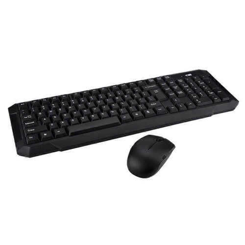 Tastiera e mouse wireless per computer desktop e portatili con modalità di sospensione automatica (1 set)