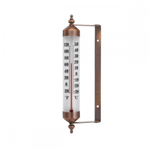 Termometro decorativo wireless per interni/esterni da 25 cm, nuovo