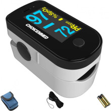 Kit portatile e intelligente per il controllo della glicemia con clip da dito, ideale per gli anziani, perfetto da portare sempre con sé e
