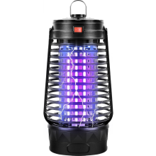 Insetticida elettrico, trappola per zanzare da 2500 V con spina, cuscinetti adesivi sostituibili e tubo luminoso, attrae falene, moscerini