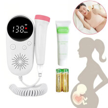 Fostergraviditets-Doppler Pocket Babypulsmåler Fosterpulsmåler Ultralyd
