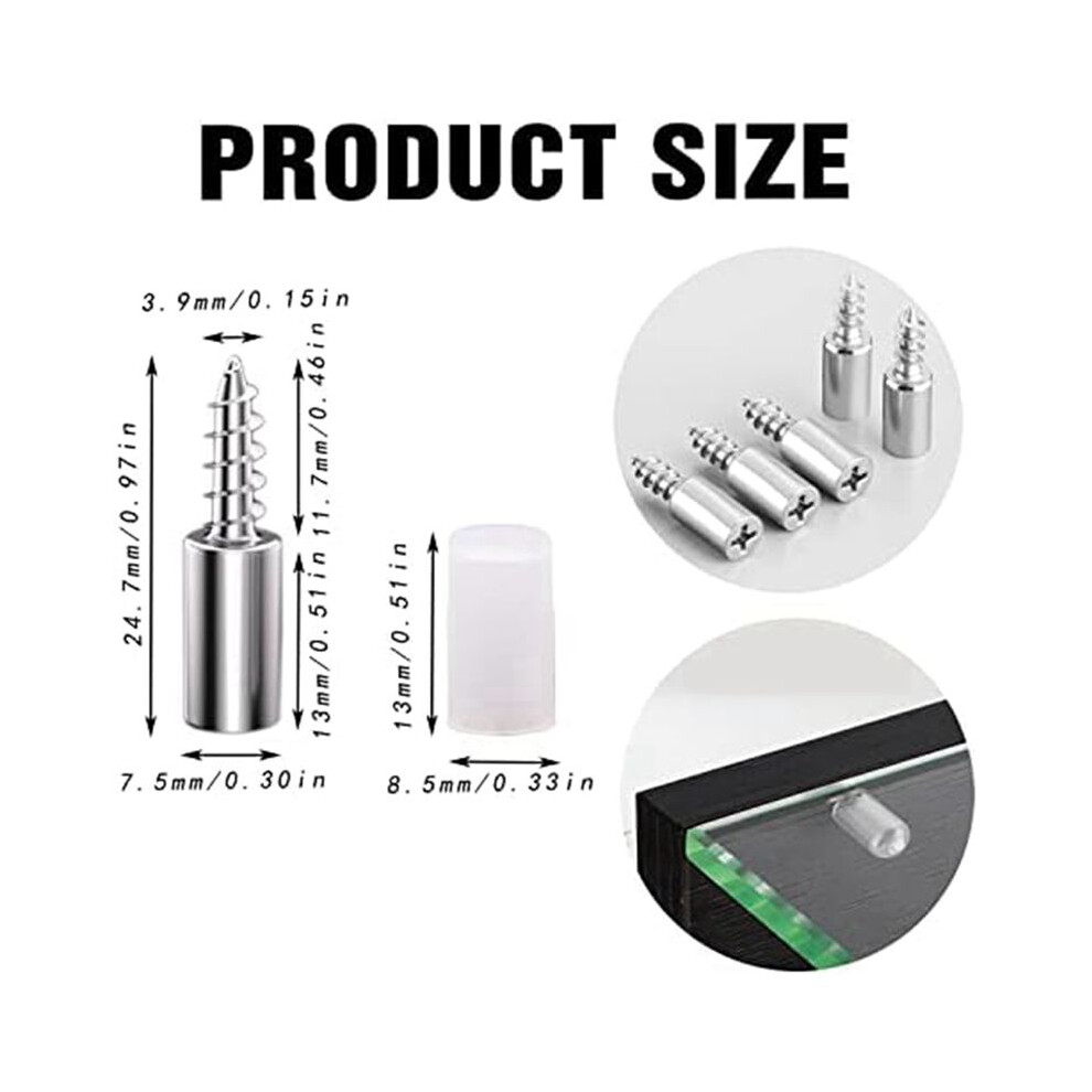 80 Pcs Shelf Bracket Screws Pegs With Non-Slip Sleeve, Non-Punching Clapboard Holder For Furniture & Bookcase Shelf 6032093490486