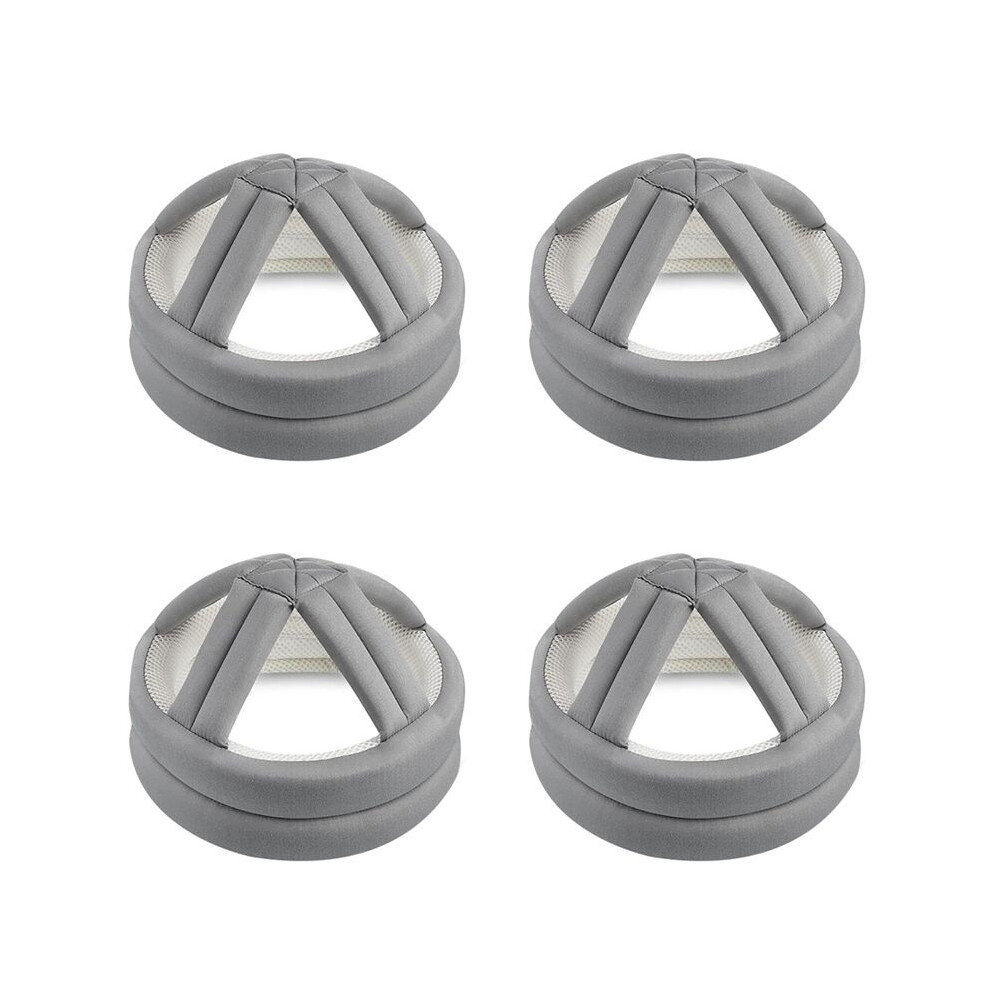 Gray 4X Elderly Protective Helmet, Safety Helmet Adjustable Breathable Seniors Fall Prevention Heads Protection Cap