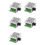 5X  Motor Speed Controller PWM Controller, 7-70V 30A Adjustable PWM Motor Speed Regulator 12V 24V 36V 48V 1
