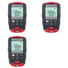 3X Optical Fiber Power Meter Fiber Visual Fault Locator 10 Wavelengths Sensitive Chip Accurate Measurement for Wiring D7