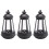 3X Solar Lantern Outdoor Waterproof Large Lighthouse Lantern Led Light Source Garden Decorative Lights 1