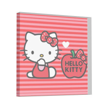 Hello Kitty akryl fyrkantig plakett med inspirerande citat