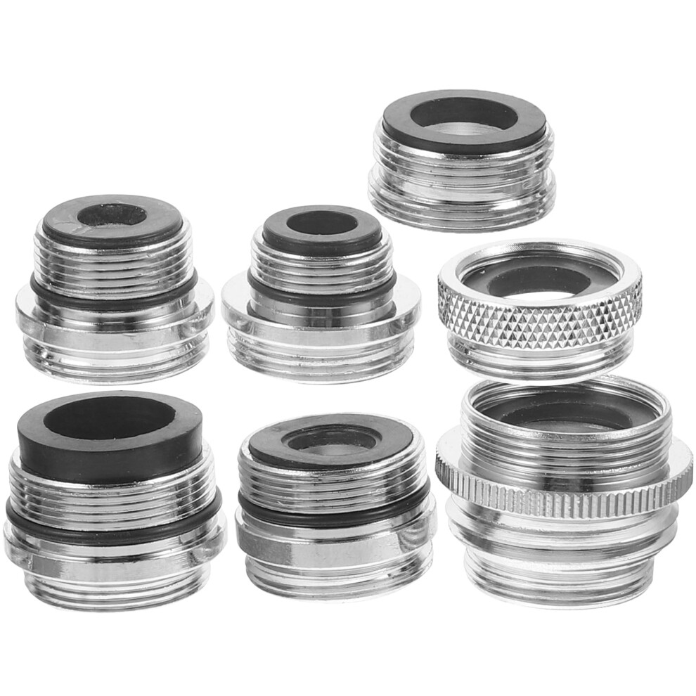 7-Piece Copper Hose Adapter Set For Sink Faucets 354484411488