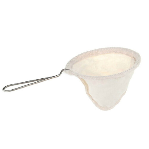 Herbruikbare flanellen koffiefilterzak 10 cm