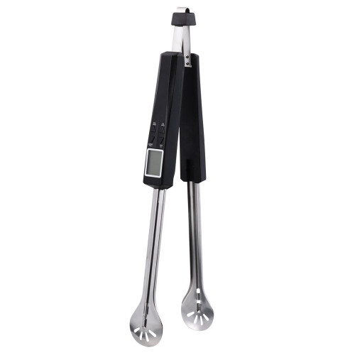 Pinze da barbecue con termometro integrato, in ABS, 40 cm