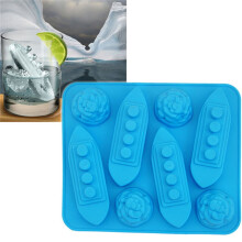 Ship-Shaped Silicone Ice Cube Tray