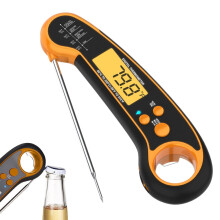 Orange Food Thermometer -50C to 300C, 0.1C Accuracy,