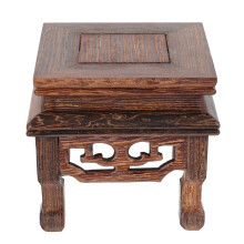 Supporto in legno per vaso di fiori – Base espositiva quadrata, 8x8,5x