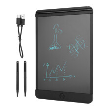 LCD písací tablet s tlačidlom okamžitého mazania pre deti, odolná plastová konštrukcia, opakovane použiteľná kresliaca podložka bez