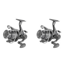 2X Strong Carp Front Rear Double Brake Spinning Fishing Reel 5.1:1 Gear Ratio for Saltwater FR30