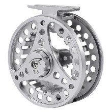 (7000 Series, silver) Fly Fishing Wheel 3/4-5/6-7/8 Wt Fly Fishing Reel Aluminum Fly Reel Machine Cut Large Arbor Die Casting
