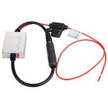 Cavo di alimentazione universale per autoradio FM AM, antenna per autoradio, amplificatore d'antenna, adattatore Bluetooth, design con conversione di
