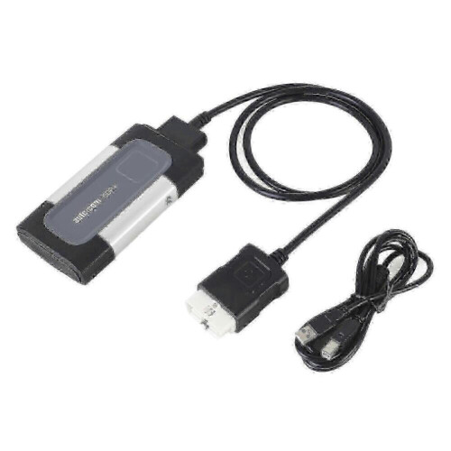 Ferramenta de diagnóstico OBD2 Bluetooth Autocom CDP+ Pro compatível com TCS e cabos automotivos (preta)