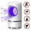 Ventilador mata-mosquitos elétrico USB com luz UV para casa e exterior. 1