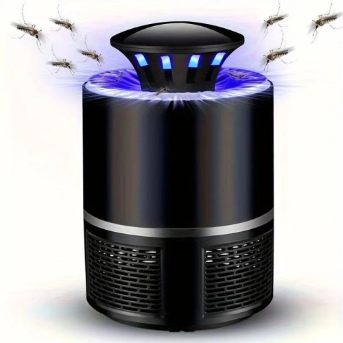 Mata-mosquitos elétrico USB com luz UV atrativa para casa e exterior.