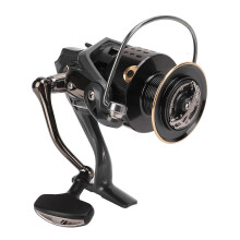 Fishing Reels, 4.9:1 Metal Frame Spinning Reel High Strength Collapsible Fishing Reels Spinning for Saltwater Freshwater, Fixed and Stable