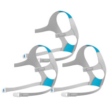 Conjunto de 3 unidades de arnês CPAP Air Fit N20 para máscara facial completa ResMed