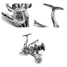 (HK10000P- Medium cup) 12000 Full Metal Spool Jigging Long Surf Casting Big Game Spinning Fishing ReeH8