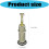 Easy Installation 6.35mm Tube Style Jacks Socket-Golden 1 4