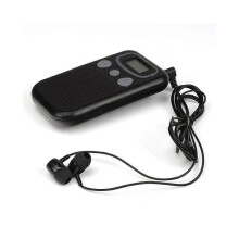Amplificator auditiv – dispozitiv de buzunar pentru amplificarea vorbirii cu microfon/căști duble și căști și microfon suplimentare