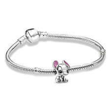 Brățară Pandora din argint cu pandantive Disney Lilo Stitch, 16 cm