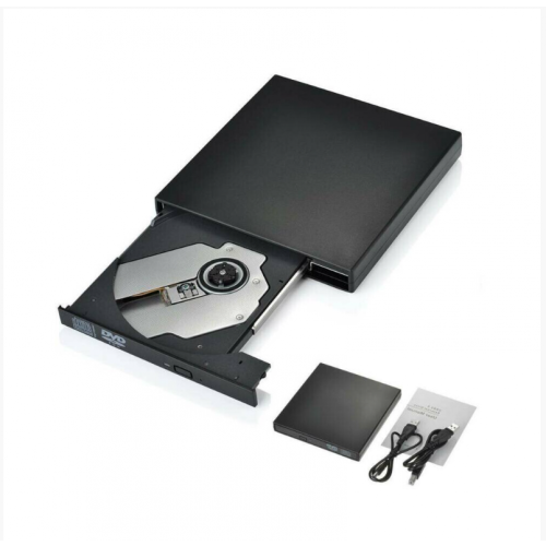 Externá DVD CD RW napaľovačka diskov Čítačka Windows Mac Notebook PC