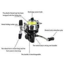 100 Spinning Reel Metal Fishing Reel Spinning Wheel Bearing Black
