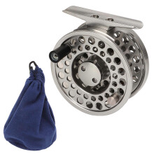 2/3 Fly Fishing Reel Aluminum Alloy CDB Series Fishing Reel Classical Fly Reel Silver for Left Right Hand