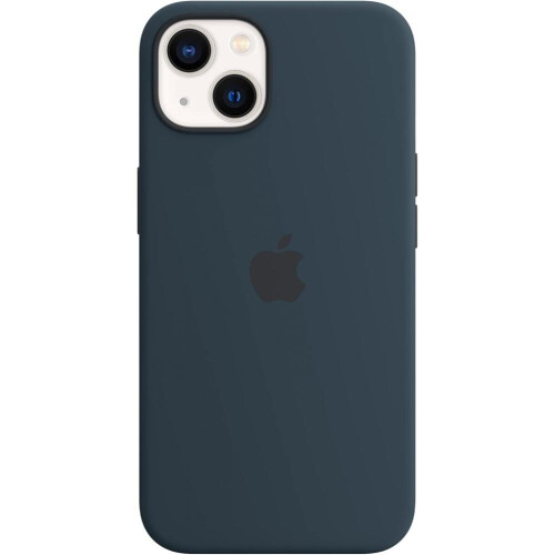 Silikónový kryt (Abyss Blue) s MagSafe pre iPhone 13