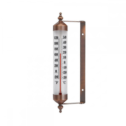 Termometro decorativo wireless per interni/esterni da 25 cm, nuovo 1