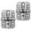 Adjustable 180 Degree Hinge, Locking Hinge Folding Hinge, Adjustable Door Hinge, Leaf Table Hinge, 12PCS 9