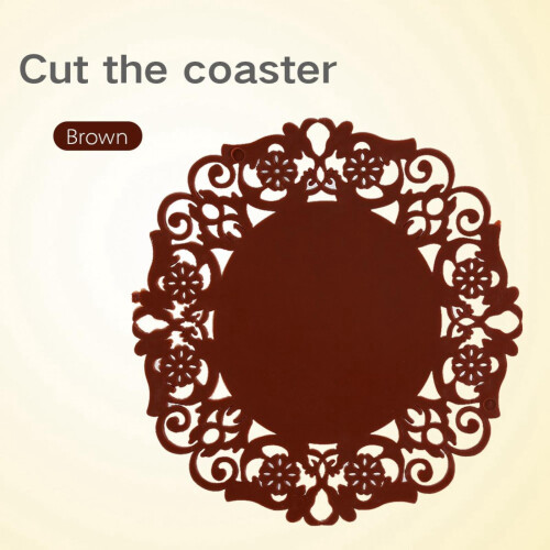 Silicone Coaster Mat Round 9 cm Heat-Resistant 1
