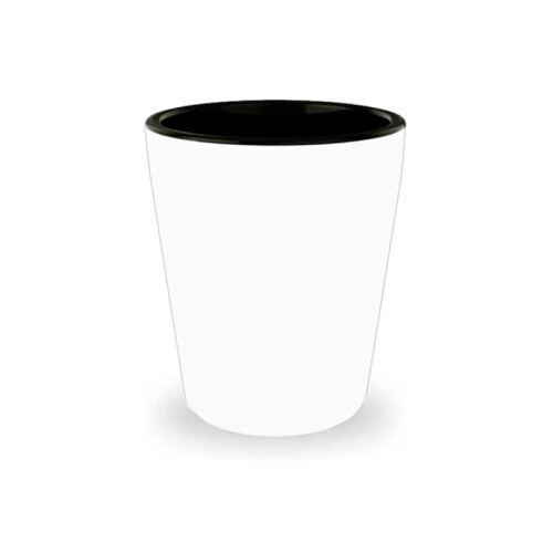 Grappig wit keramisch borrelglas voor Vaderdag 2