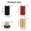 Wine Bottle Sealer Set with Cork Stoppers and Heat Shrink 2