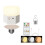 LED Rechargeable Light Bulbs with Remote Battery Operated Light Bulb  Three Color Changing Bulb with Hook 2