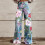 Women's Printed High-Waist Casual Pants 1