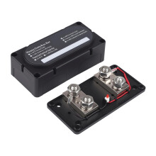 Szyna zbiorcza 750A 12–48V z pokrywą i wskaźnikiem LED