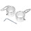 Aluminium Flagpole Ring Kit – 360 Rotating, Anti-Twist 1