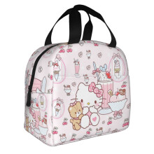 Hello Kitty -polyesterilounaskassi eristetyllä vuorauksella