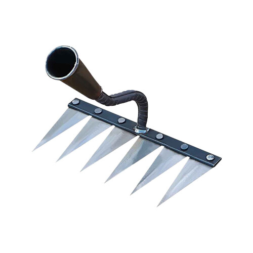 PAVEOS Garden Tools Clearance - Βαρέως τύπου μεταλλική τσουγκράνα για ξεβοτάνισμα, συμβατή με