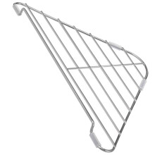 Égouttoir de cuisine en acier inoxydable, support de rangement triangulaire pour évier