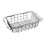 Sink dish drainer rack stainless steel adjustable 1