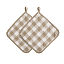 Presine a quadri Buffalo Check - Poliestere/Cotone - Set da 2