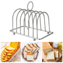 Nerezový rošt na hrianky so 6 otvormi